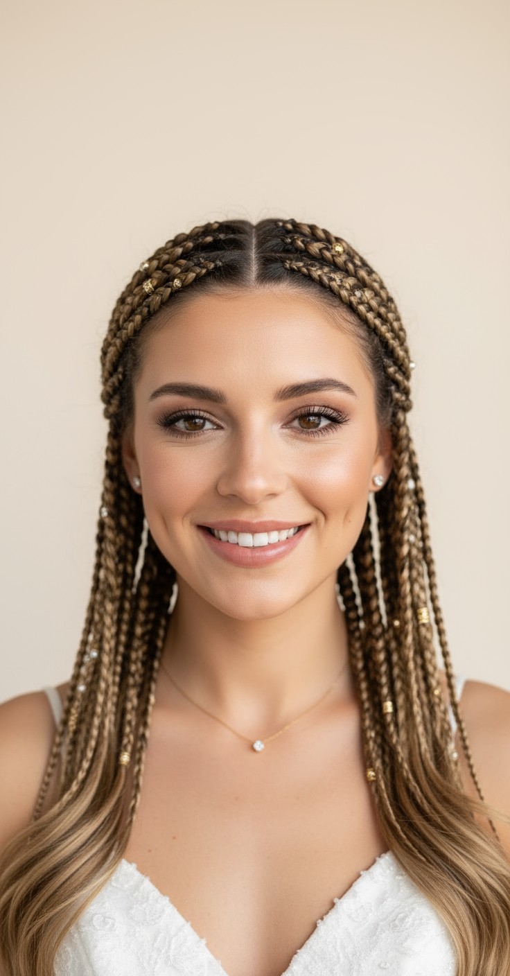 After Fulani Braids With Beads